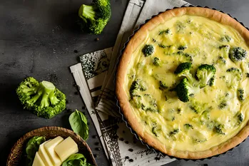 Broccoli quiche